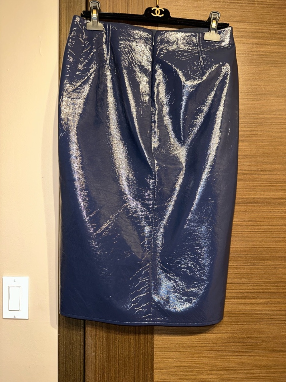 Jcrew  Navy Patent Pencil Skirt size 2